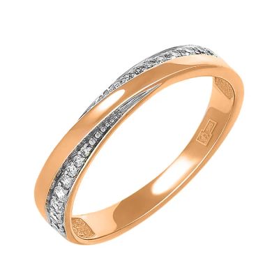 Лот: 23882153. Фото: 1. Кольцо TALANT из золота с фианитами. Кольца, перстни