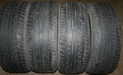 Лот: 9610294. Фото: 1. Комплект летних колес Dunlop Grandtrek... Шины