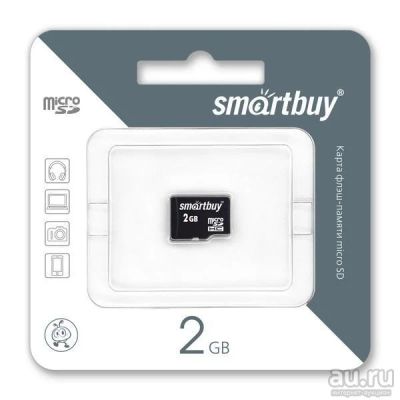 Лот: 9365998. Фото: 1. Карта памяти microSD 2Gb Smartbuy... Карты памяти