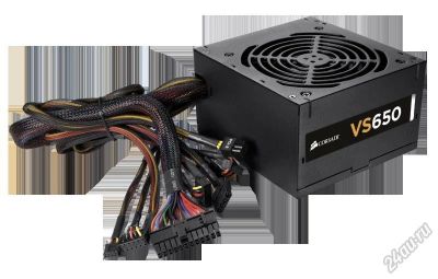 Лот: 5727012. Фото: 1. Блок питания Corsair VS 650W. Корпуса, блоки питания