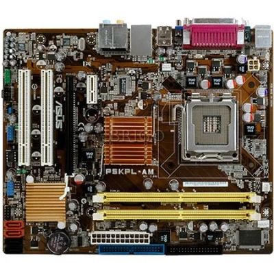 Лот: 9409023. Фото: 1. Материнская плата ASUS P5KPL-AM... Материнские платы