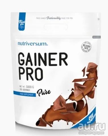 Лот: 17536231. Фото: 1. Nutriversum Gainer PRO 5000 гр... Спортивное питание, витамины