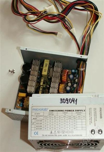 Лот: 966442. Фото: 1. БП Microlab 360 W (неисправен). Корпуса, блоки питания