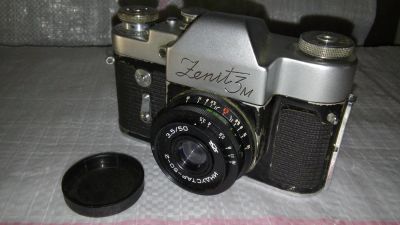 Лот: 8062482. Фото: 1. фотоаппарат "Зенит 3м" , Zenit... Плёночные дальномерные, шкальные
