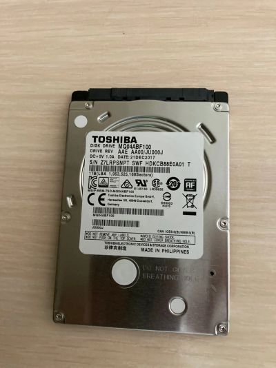 Лот: 17460226. Фото: 1. 1000 Гб Жесткий диск Toshiba... Жёсткие диски (HDD)
