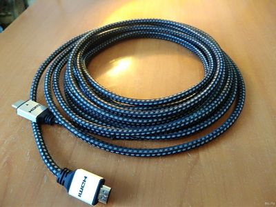 Лот: 13483304. Фото: 1. Кабель DEXP HDMI - HDMI, 5 м. Шлейфы, кабели, переходники