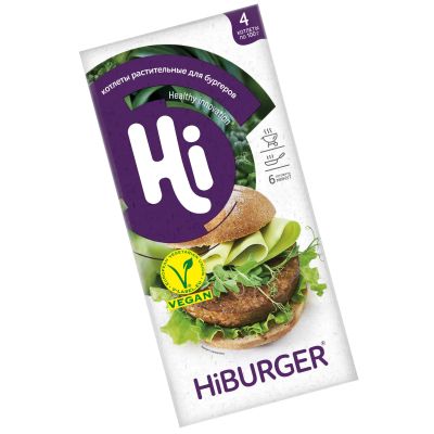 Лот: 23295770. Фото: 1. HiBurger Котлеты растительные... Другое (продукты)