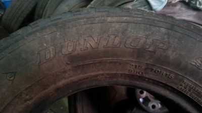 Лот: 1717299. Фото: 1. Dunlop 217/70 r15. Шины