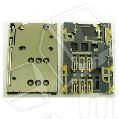 Лот: 18912906. Фото: 1. Коннектор SIM для Nokia N8. Шлейфы, разъёмы