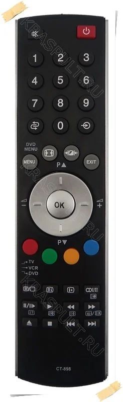 Лот: 15903715. Фото: 1. Пульт TOSHIBA CT-898. Пульты ДУ