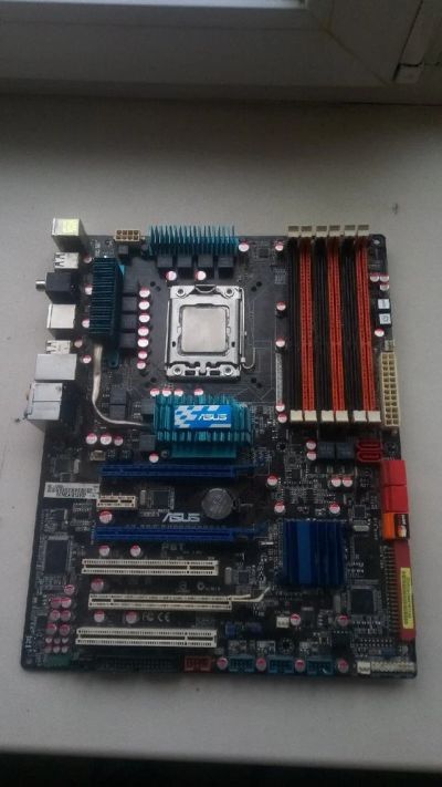 Лот: 16647121. Фото: 1. Asus P6T + Xeon X5670. Комплекты запчастей