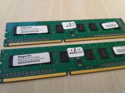 Лот: 11546912. Фото: 1. Продам 2 планки DDR3 по 2 Gb... Оперативная память