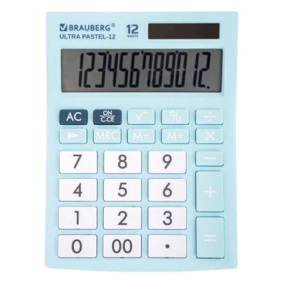 Лот: 24503065. Фото: 1. Калькулятор Brauberg Ultra Pastel-12-LB... Калькуляторы