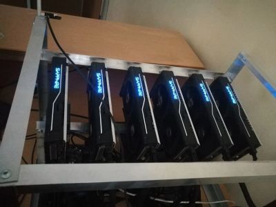 Лот: 12577940. Фото: 1. Майнинг ферма 6 карт Radeon RX470... Майнинг фермы, товары для майнинга