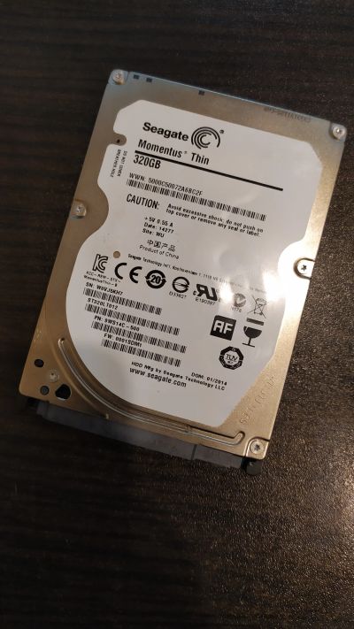 Лот: 14914661. Фото: 1. Seagate ST320LT012 320 Gb Для... Жёсткие диски (HDD)