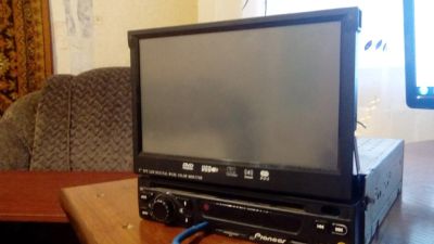 Лот: 5153617. Фото: 1. Магнитола Pioneer с выдвижным... Автомагнитолы
