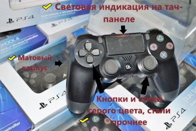 Лот: 9887771. Фото: 1. Джойстик для Play Station 4... Аксессуары для игровых приставок, консолей, геймпады