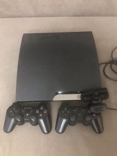 Лот: 14408525. Фото: 1. Sony PS3 slim 320Gb прошита. Игровые приставки, консоли