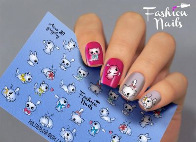 Лот: 12017201. Фото: 1. слайдер дизайн fashion nails sliders... Украшения, дизайн ногтей