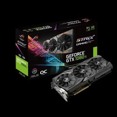 Лот: 10874889. Фото: 1. Видеокарта ASUS GeForce GTX1080Ti... Видеокарты