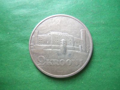 Лот: 24293722. Фото: 1. Эстония 2 кроны 1930 г., серебро... Страны СНГ и Балтии
