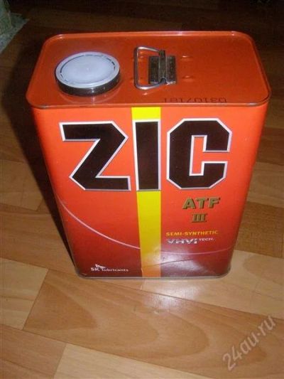 Лот: 1387549. Фото: 1. ZIC ATF III / Dexron-4 4L. Масла, жидкости