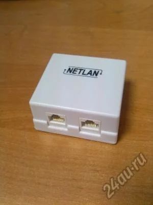 Лот: 5638558. Фото: 1. Розетка RJ-45, 2 порта, категория... Другое (сетевые устройства)