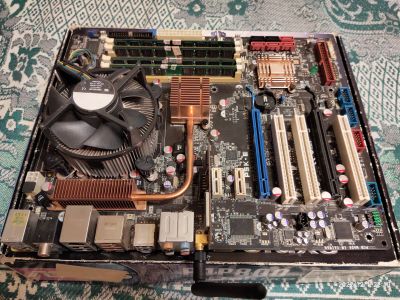 Лот: 19674531. Фото: 1. Материнская плата ASUS P5K-E... Материнские платы