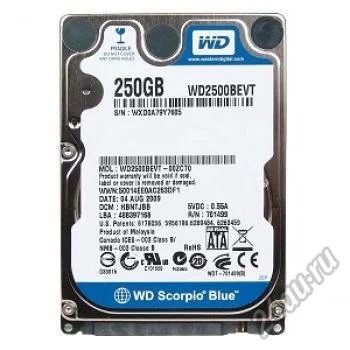 Лот: 5636380. Фото: 1. Жесткий диск для ноутбука 250GB... Жёсткие диски (HDD)