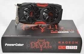 Лот: 12158584. Фото: 1. Видеокарта Rx 470 PowerColor Red... Видеокарты