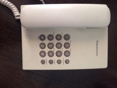 Лот: 9793952. Фото: 1. Стационарный телефон Panasonic. Проводные телефоны