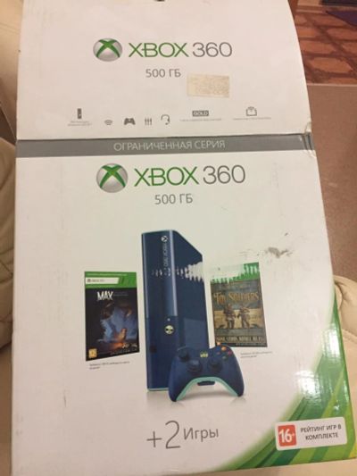 Лот: 8675300. Фото: 1. X-box 360 500гб + кинект (Ограниченная... Игровые приставки, консоли