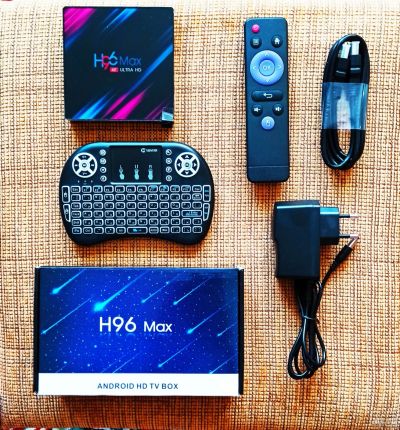 Лот: 17299023. Фото: 1. Приставка Smart tv BOX H96max... Медиаплееры