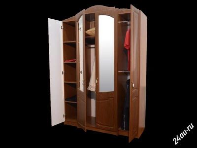 Лот: 2799225. Фото: 1. Шкаф "плательный (МДФ). Шкафы, шкафы-купе