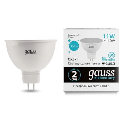 Лот: 24532973. Фото: 1. Светодиодные лампы Gauss Elementary... Лампочки