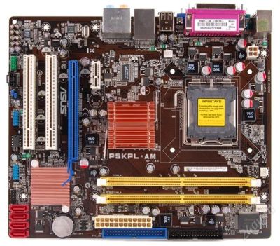 Лот: 1190462. Фото: 1. ASUS P5KPL-AM Гарантия 1 месяц. Материнские платы