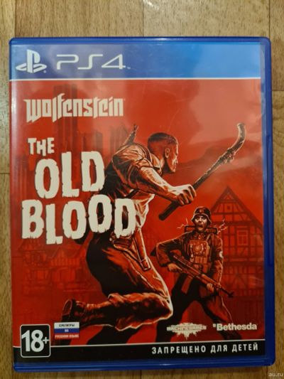 Лот: 18209310. Фото: 1. Wolfenstein: The Old Blood PS4... Игры для консолей