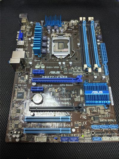Лот: 18950372. Фото: 1. Материнская плата ASUS P8Z77-V... Материнские платы