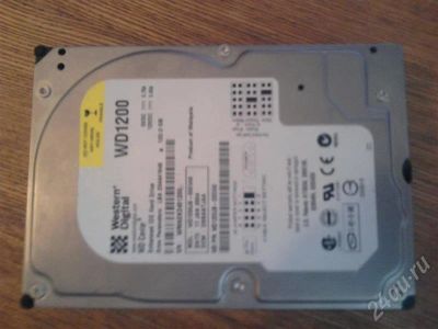 Лот: 509641. Фото: 1. HDD Western Digital 120Gb. Жёсткие диски (HDD)