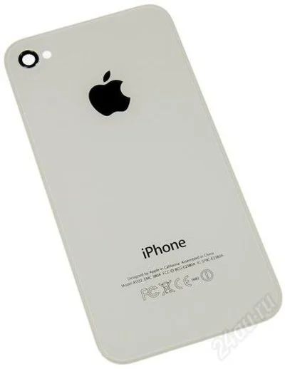Лот: 4519173. Фото: 1. Задняя Крышка iPhone 4 (Белая... Корпуса, клавиатуры, кнопки