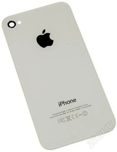 Лот: 874702. Фото: 1. Задняя Крышка iPhone 4S (Белая... Корпуса, клавиатуры, кнопки