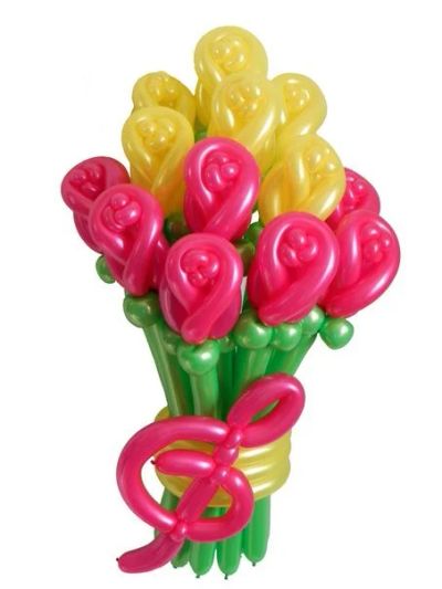 Лот: 4164746. Фото: 1. Голландские Розы из шаров. Воздушные шары