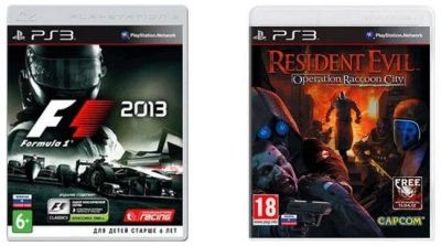 Лот: 3759239. Фото: 1. F1 2013 + Resident Evil: Operation... Игры для консолей