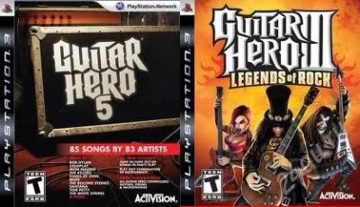 Лот: 2465267. Фото: 1. Guitar hero 3 + Guitar hero 5... Игры для консолей