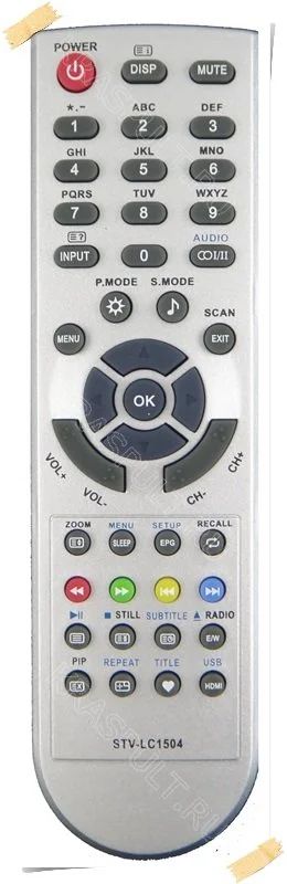 Лот: 15903655. Фото: 1. Пульт AKAI STV-LC1504W. Пульты ДУ