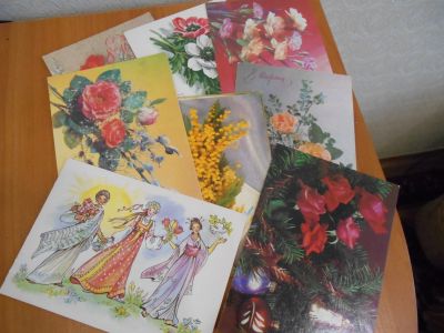 Лот: 21097979. Фото: 1. открытки ссср более 40 шт с рубля. Открытки, конверты