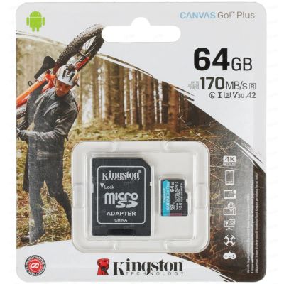 Лот: 20126874. Фото: 1. Карта памяти microSDXC Kingston... Карты памяти