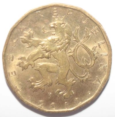 Лот: 8860513. Фото: 1. 20 крон 2012 год. Чехия. Европа