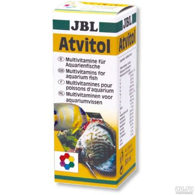 Лот: 12578667. Фото: 1. Витамины для рыб JBL Atvitol... Корма