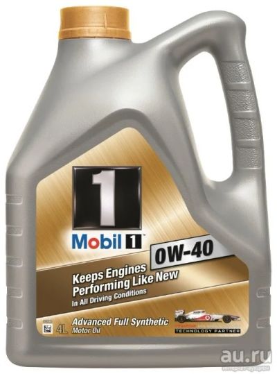 Лот: 8863169. Фото: 1. Моторное масло Mobil 1 0W-40 4L. Масла, жидкости